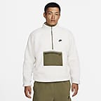 90s ナイキ NIKE アノラック ハーフジップパーカー センターロゴ